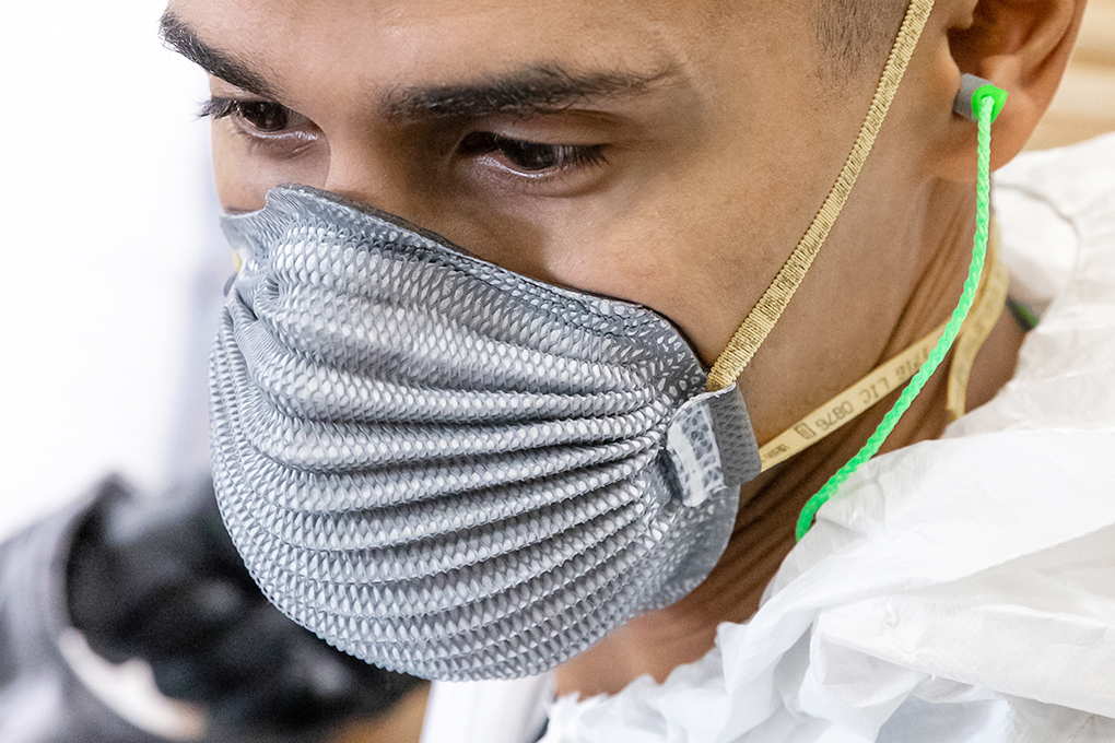 How to Properly Don a Disposable Respirator