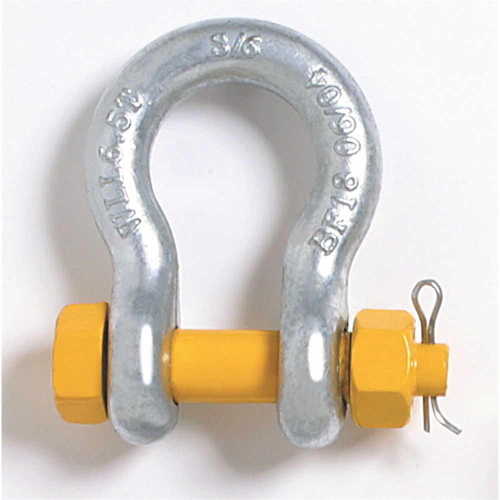 Beaver Grade S Safety Pin Bow Shackle 12t