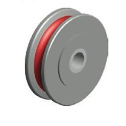 Sheave Only Fibre Beaver 76mm  12mm 250kg