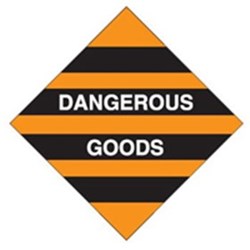 Dangerous Goods Safety Sign
