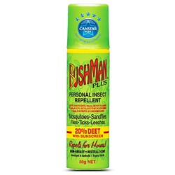 Bushman Aero Insect Repellant SPF15+ 50g Can