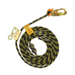 Rope Safety Line Kermantle  11mm x 30M f/w Lock Snap &  Rope Grab