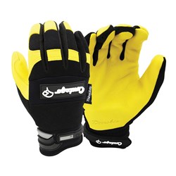 Contego Winter Golden Yellow/Black Grip Tab Glove
