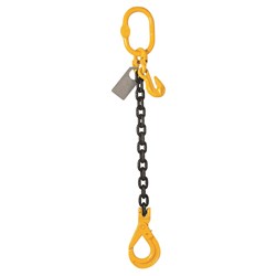 Csa 26mm 1Leg 8Mtr C/W Clevis Self Locking Hook & Grab Hook