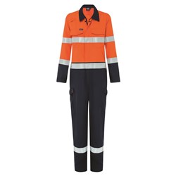 Boomerang Two-Tone Hi-Vis FR Coveralls with Reflective Tape