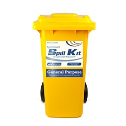 Spillsmart Spill Kit 120 Lt Wheelie Bin General Purpose