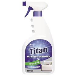 Sanitiser Jasol Titan No Rinse 12 x 500ml