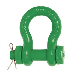 Beaver Colour Coded Safety Pin Bow Shackles