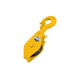 Beaver Single-Hand Operated Sheave Blocks with Swivel Hook