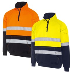 Mack 2T Taped 1/4 zip RecycledPoly Flc Jumper