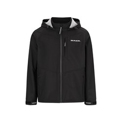 HOODED SOFT SHELL RECYCLED POLYESTER JACKET
