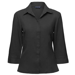 City Collection Womens Ezylin Button-Up Shirt