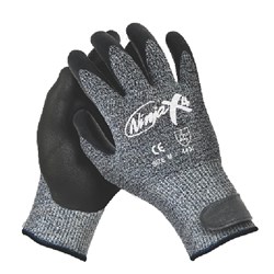 Glove Ninja X4 Bi-Polymer Coat c/w Grip Tab Size Medium
