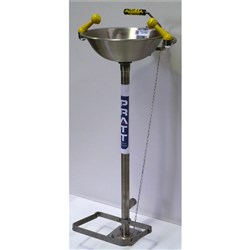 Emergency Eye Wash Pedestal Mounted Hand & Foot Operated