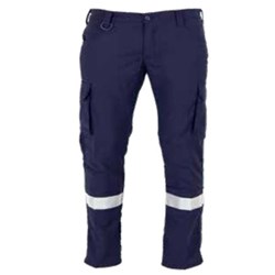 FR Stretch Cargo Trouser Single Hoop with Reflective Tape  Multi 240gsm PPE2