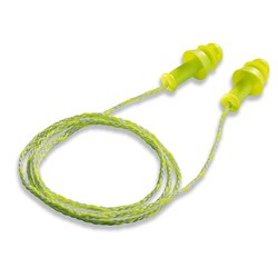 Uvex Whisper Plus Reusable Corded Earplugs SLC80: 22 dB, class 4