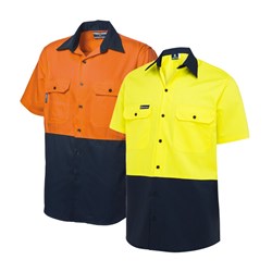 WS Workwear Koolflow Mens Button-Up Shirt