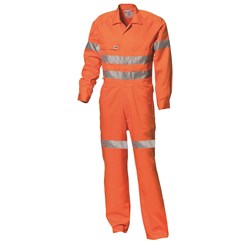 WS Workwear Hi-Vis Drill Overall with Reflective Tape