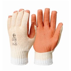 Frontier Orange Coated Latex Glove