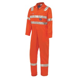 WS Workwear Hi-Vis Drill Coverall with Reflective Tape
