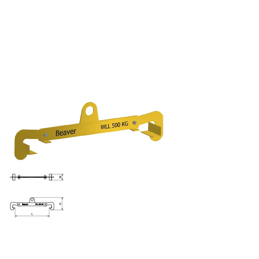 Beaver Vertical Drum Lifting Clamps 0.5t