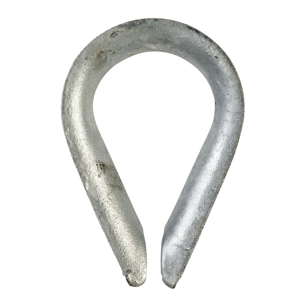 Beaver Wire Rope Thimbles Hot Dipped Galvanised 6mm