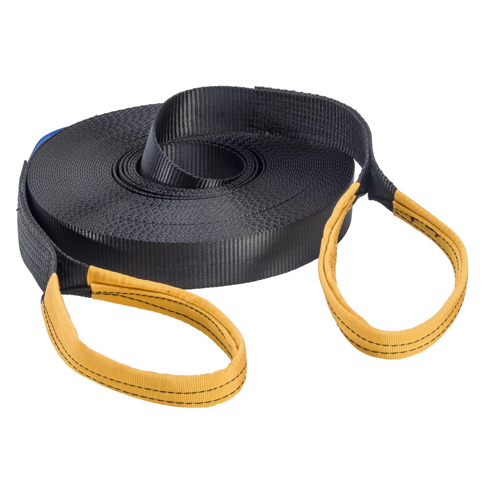 Black Rat 4WD Polyester Winch Extension Straps 4t x 10m