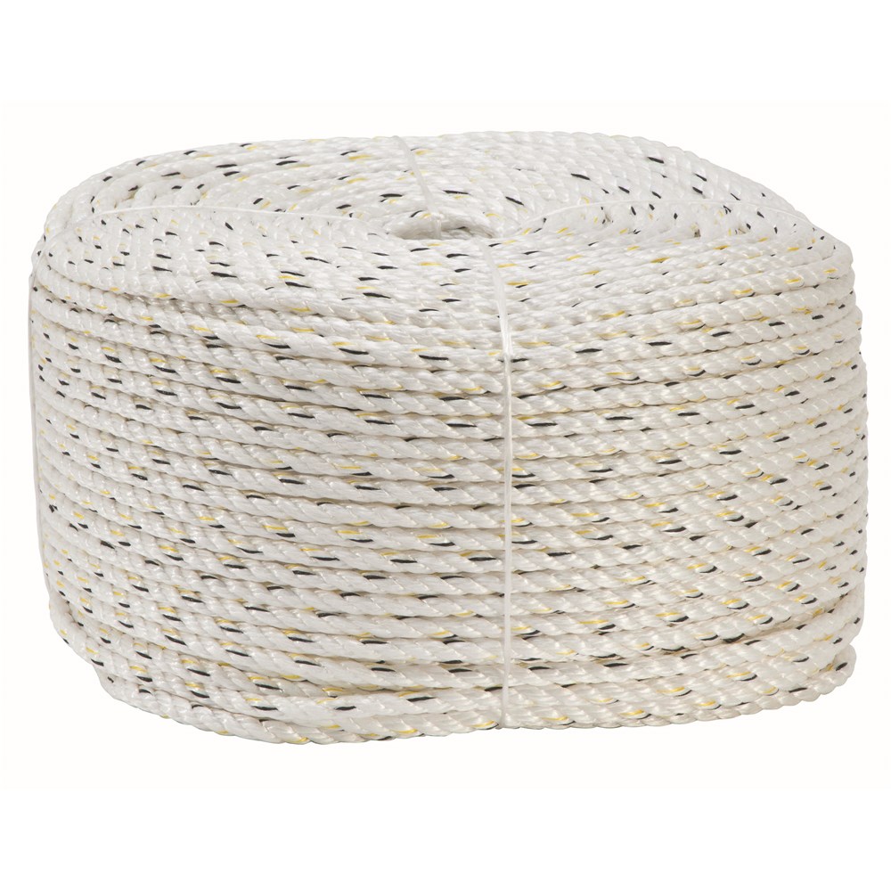 Beaver Silver Staple Polyethylene Rope 10mm x 250m Coil