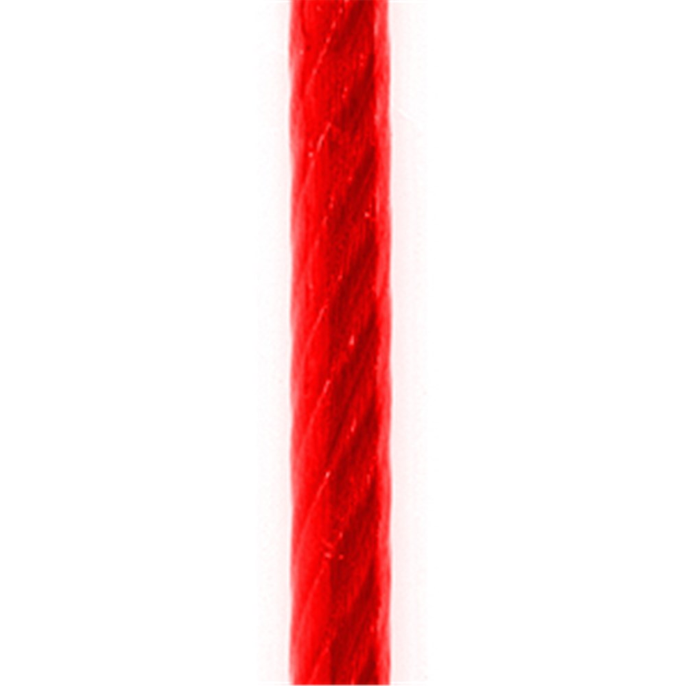 Beaver G1570 PVC Coated Galvanised Wire Rope With a Fibre Core - 6x19 (Red) 3.5mm x 5.5mm