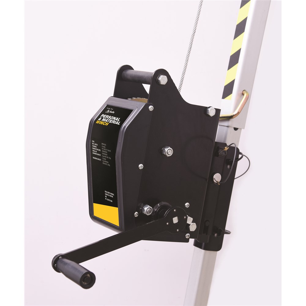 Winch Arresto Wire Cable 20m Bracket 136kg