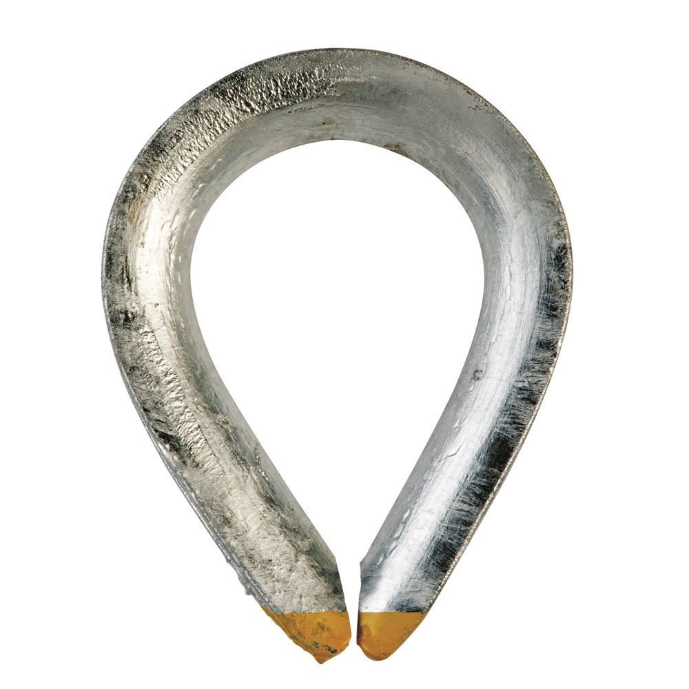 Beaver Wire Rope Thimbles Hot Dipped Galvanised 8mm