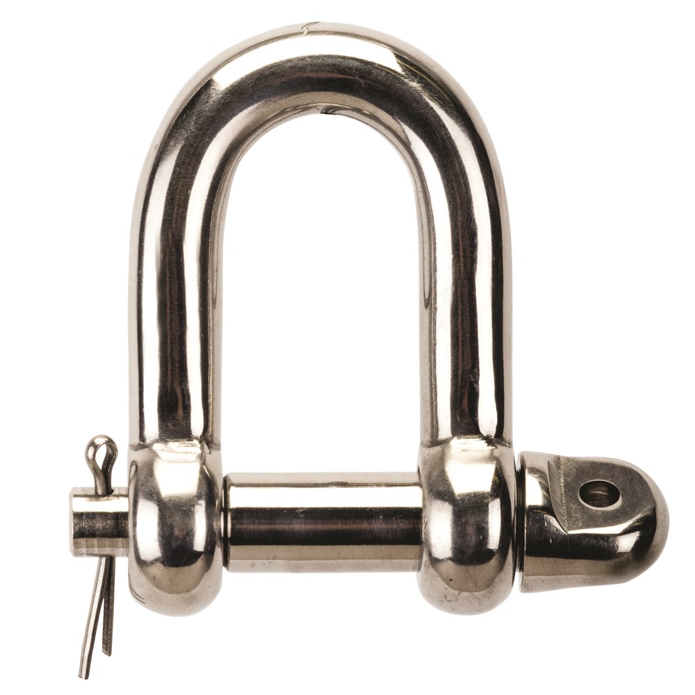 Beaver G316 Stainless Steel Dee Shackle with Captive Pin 10mm