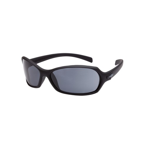 Bolle Hurricane Safety Glasses Black Smoke Lens