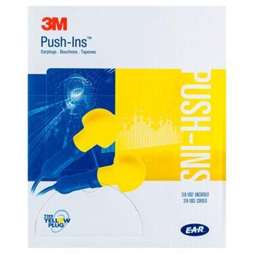 3M E-A-R Push-Ins Earplugs Class 4 SLC80 23dB