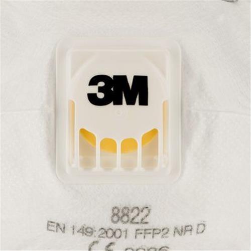 3M 8822 P2 Cupped Particulate Respirator