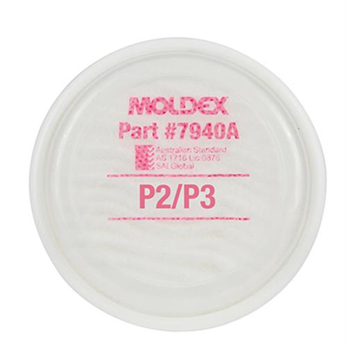 Moldex P2/P3 Filter Disk For 7000/9000 Series Respirators 1/Bag 30/Case