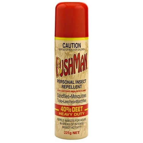 Bushman  Aerospray 40% Deet Heavy Duty 225g