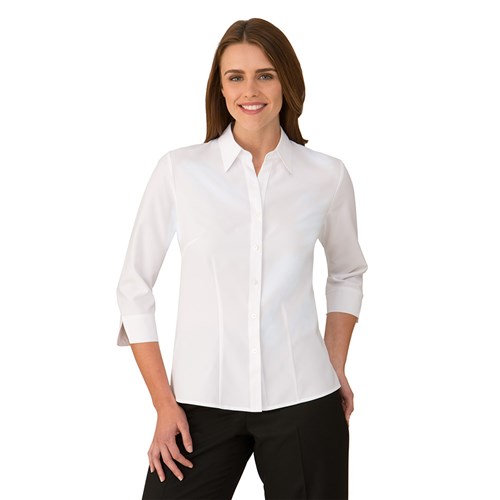 City Collection Womens Ezylin Button-Up Shirt