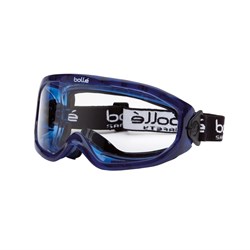 Bolle Blast Blue Cl Goggles Ear W Foam  Top Vent Closed