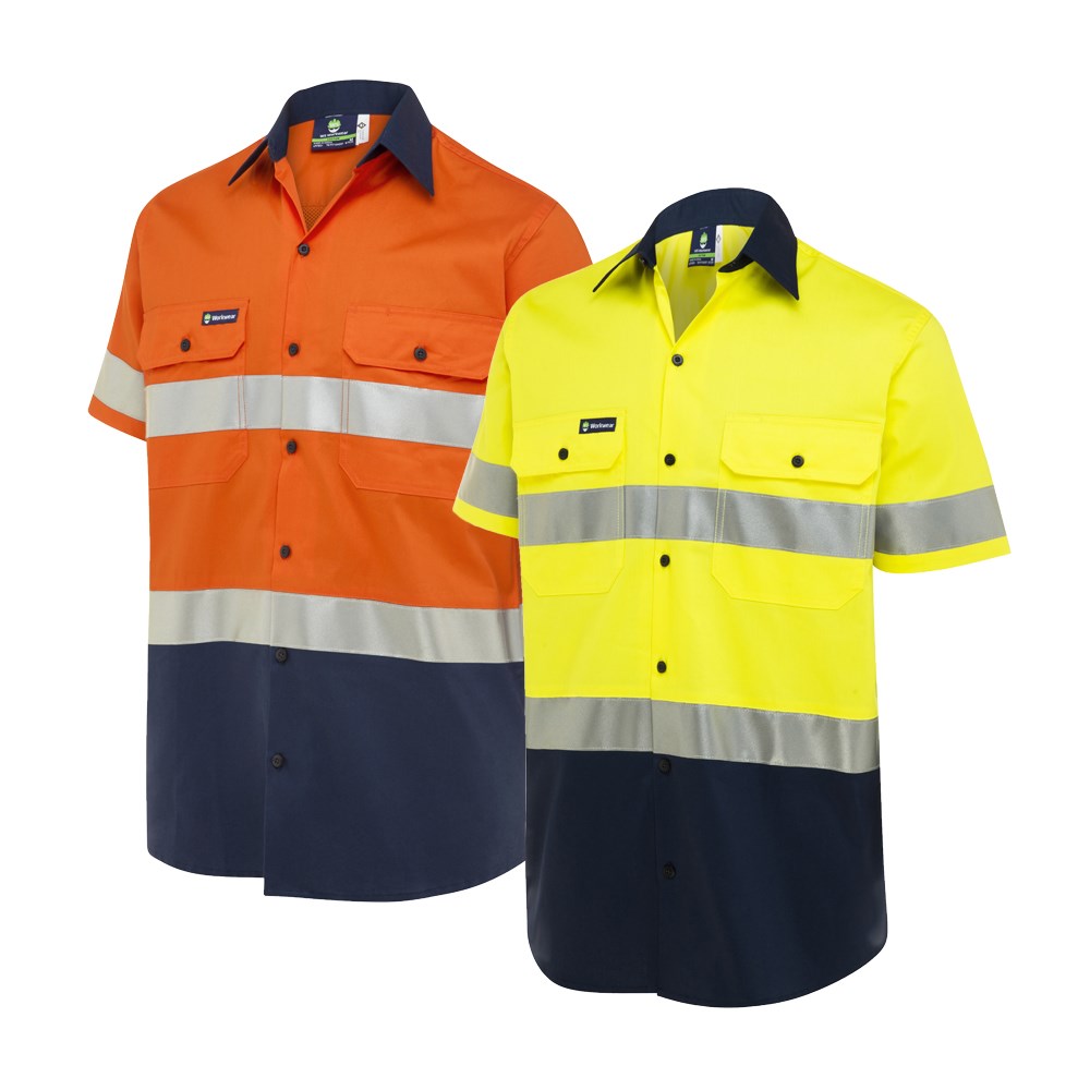 WS Workwear Koolflow Mens Button-Up 