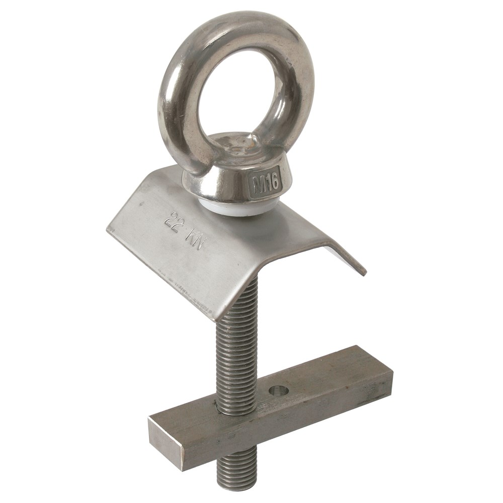 Low Profile Purlin Mounted Anchor - Trapezoidal Roof Sheeting