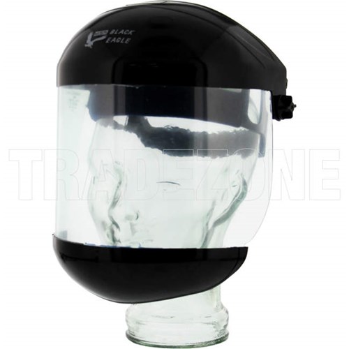 MSA Black Eagle Clear Face Shield Complete with Chin Guard