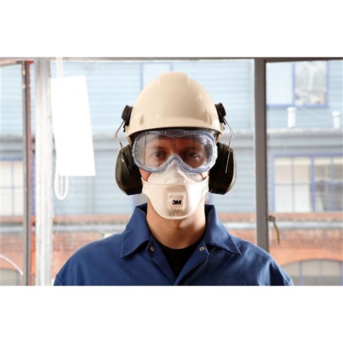 3M P2 Flat Fold Respirator with Valve