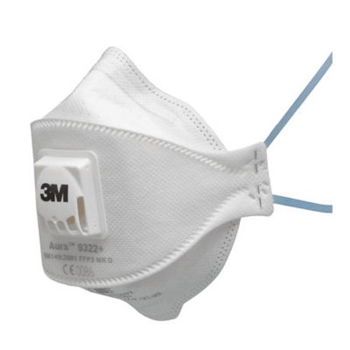 3M P2 Flat Fold Respirator with Valve