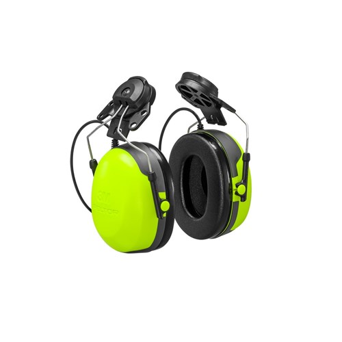 3M PELTOR CH-3 Listen Only HT52P3E-112 Hard Hat Attached