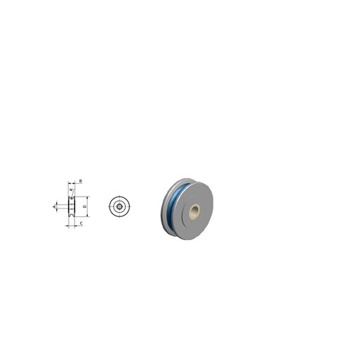 Sheave Only Wire Beaver 102mm  8mm 500kg