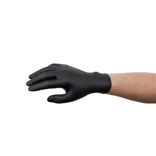 Ansell MicroFlex Black Nitrile Examination Grade Disposable Gloves