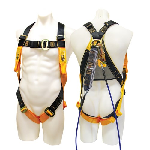 B-Safe All Purpose Fall Arrest Harness with 2m Wire Rope Lanyard