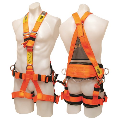 B-Safe Abseil Style Full Body Harness c/w Rear Fall Arrest D Ring