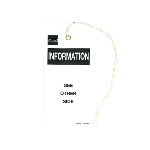 BB Print Information Tag Pack=25